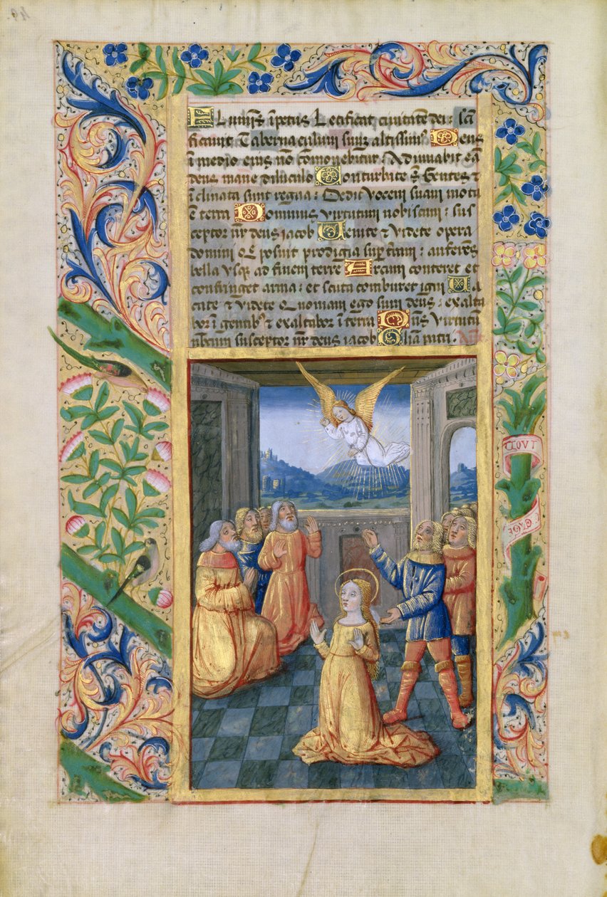 Bayan Lat. Q.v.I.126 f.45v Judith dua ederken, Louis dOrleans