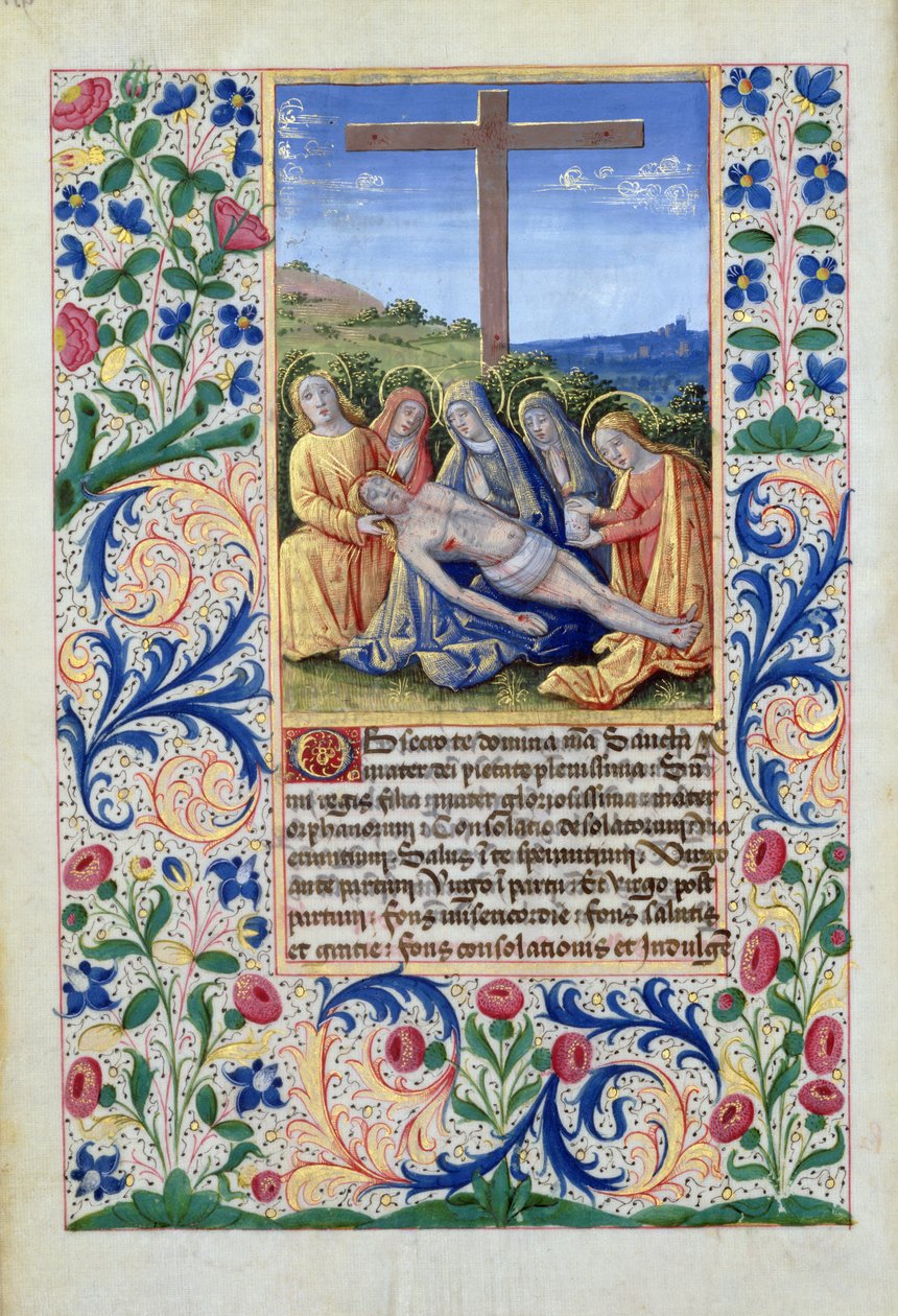 Bayan Lat. Q.v.I.126 f.91v Ağıt, Louis dOrleans
