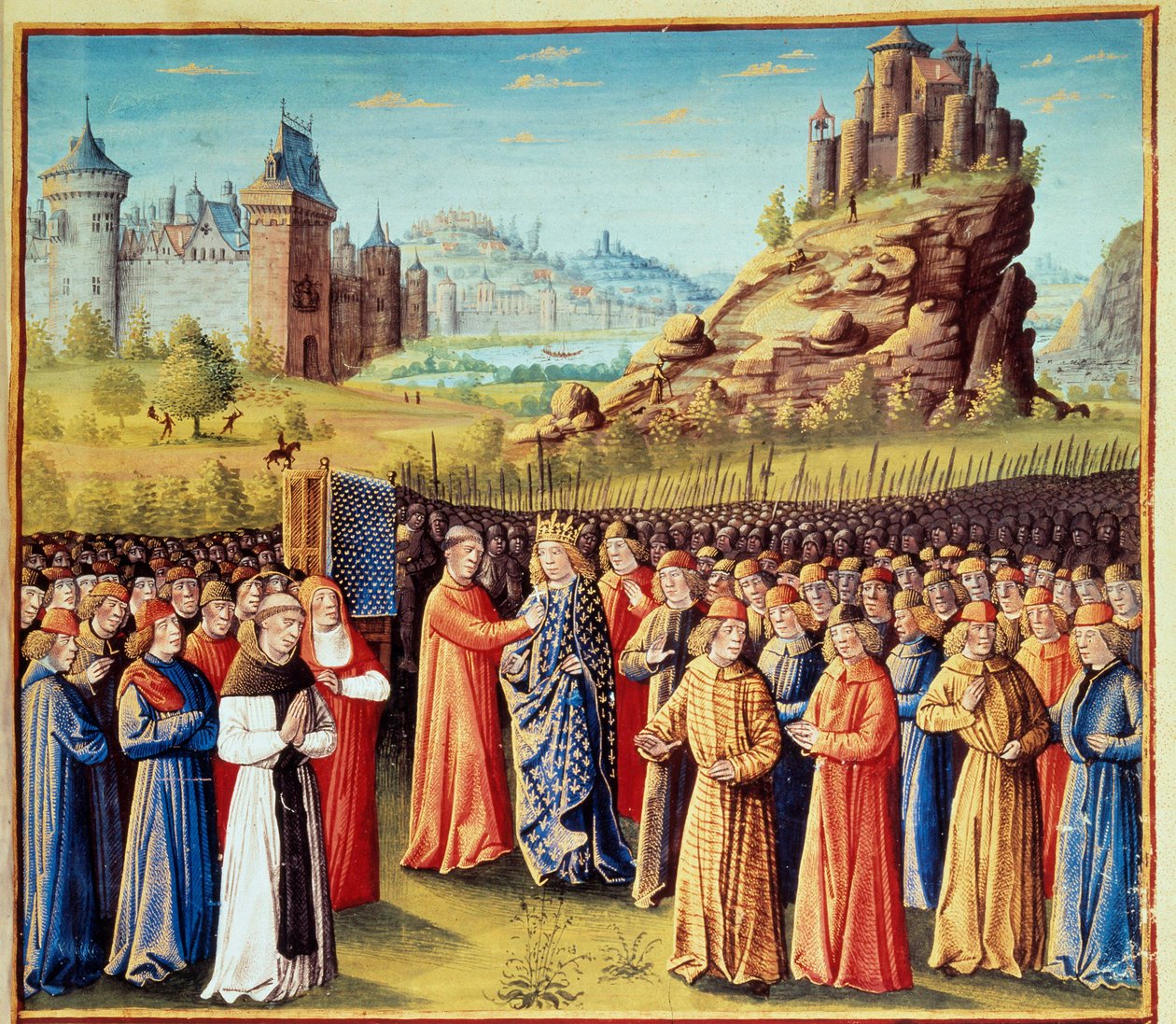 İkinci Haçlı Seferi (1147-1149): Kral VII. Louis, Gençlerin (1120-1180) Saint Bernard de Clairvaux