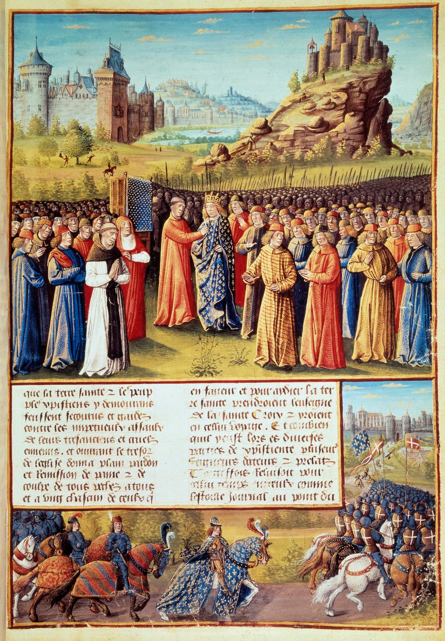 İkinci Haçlı Seferi (1147-1149): Kral VII. Louis, Gençlerin (1120-1180) Saint Bernard de Clairvaux