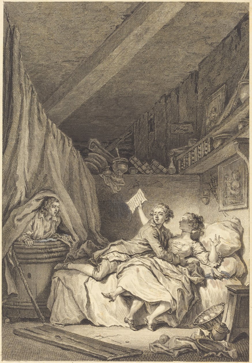 koruyucu by Jean Dambrun after Jean Honoré Fragonard