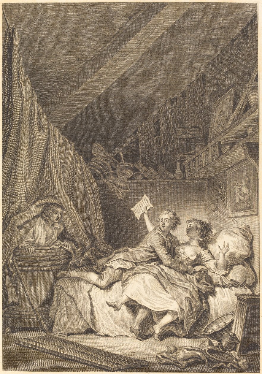 koruyucu by Jean Dambrun after Jean Honoré Fragonard