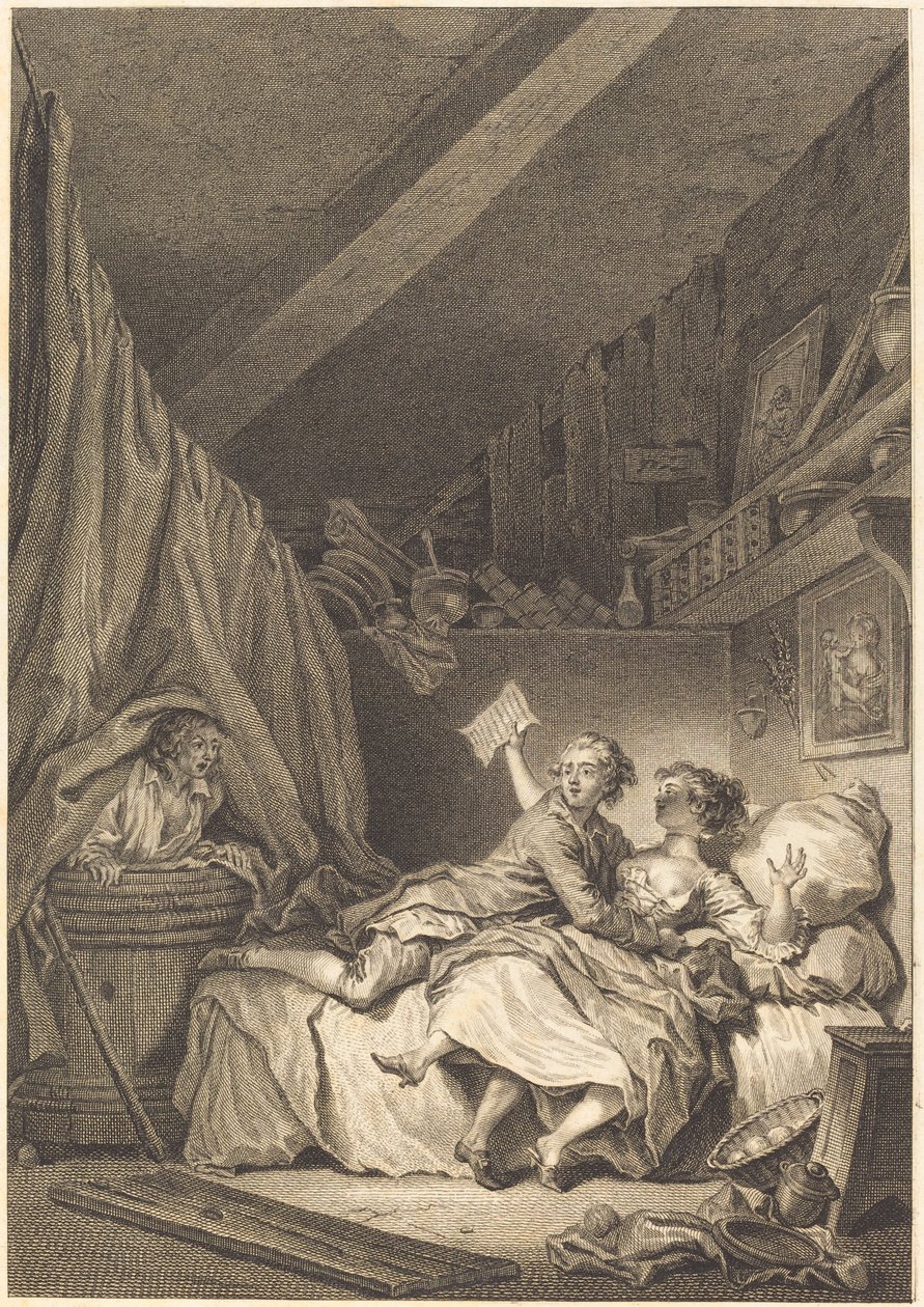koruyucu by Jean Dambrun after Jean Honoré Fragonard
