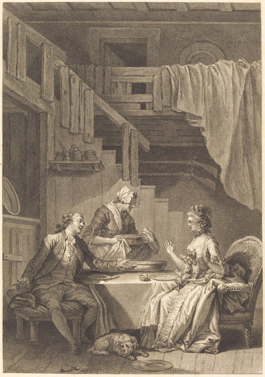Şahin by Jean Dambrun and Jean Baptiste Tilliard after Jean Honoré Fragonard