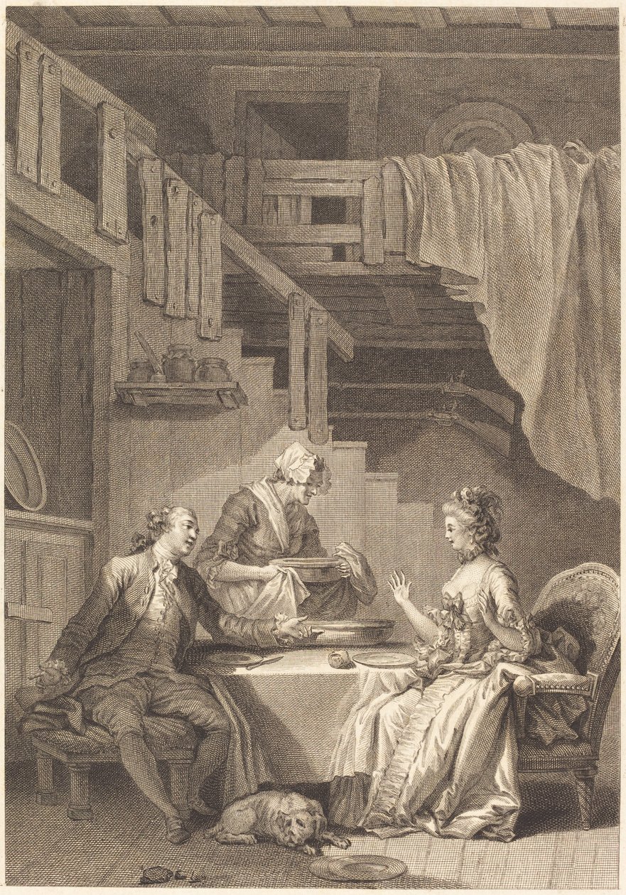 Şahin by Jean Dambrun and Jean Baptiste Tilliard after Jean Honoré Fragonard