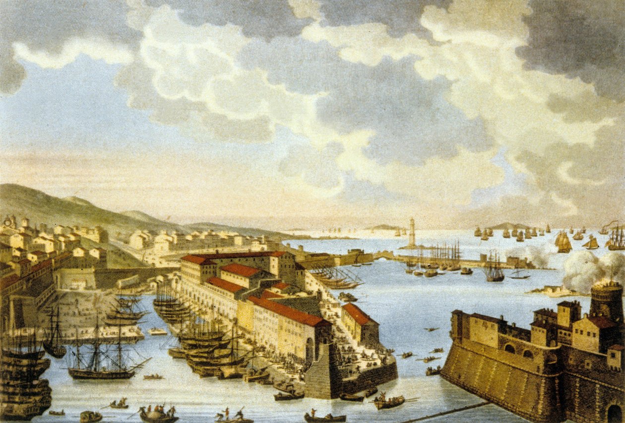 Valetta, Malta by Jean Duplessi Bertaux