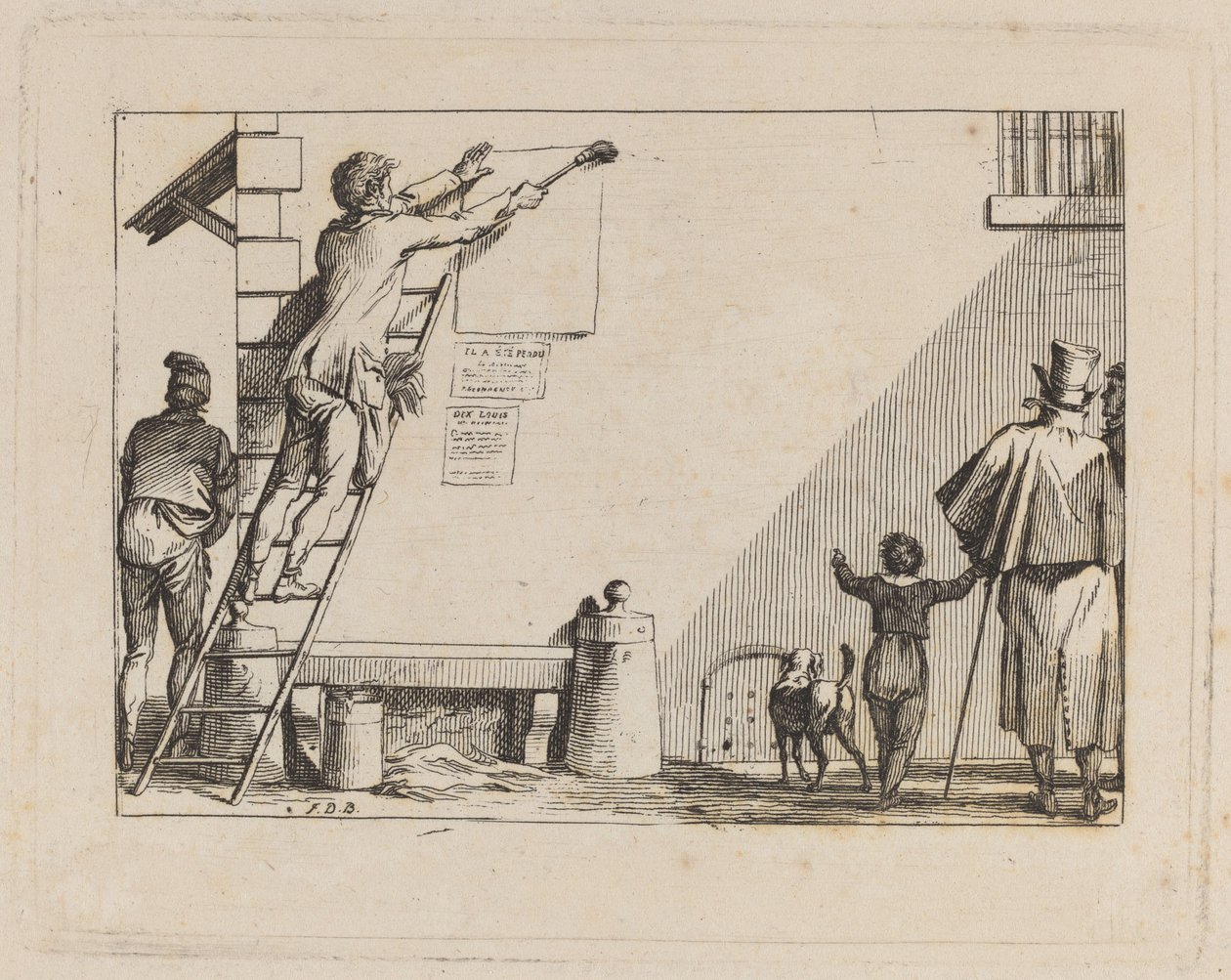 sokak sahnesi by Jean Duplessis-Bertaux