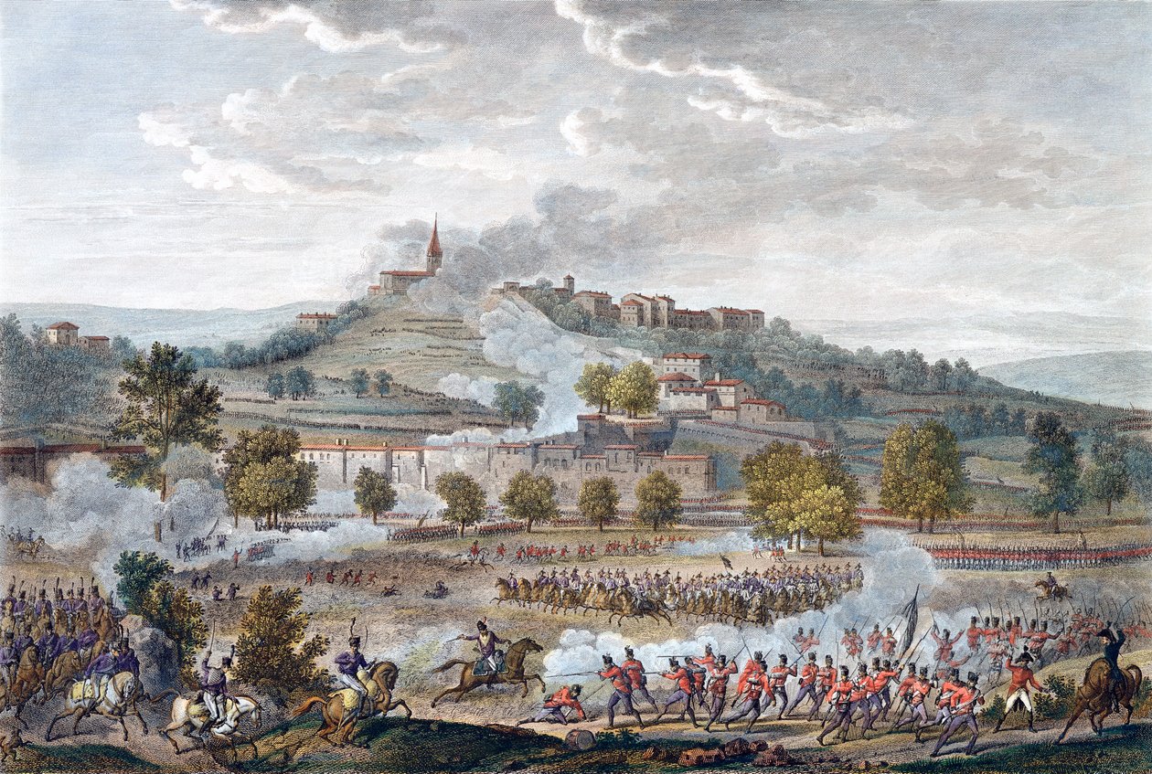Montebello ve Casteggio Savaşı, İtalya, 20 Prairial, Yıl 8 9 Haziran 1800 by Jean Duplessis Bertaux