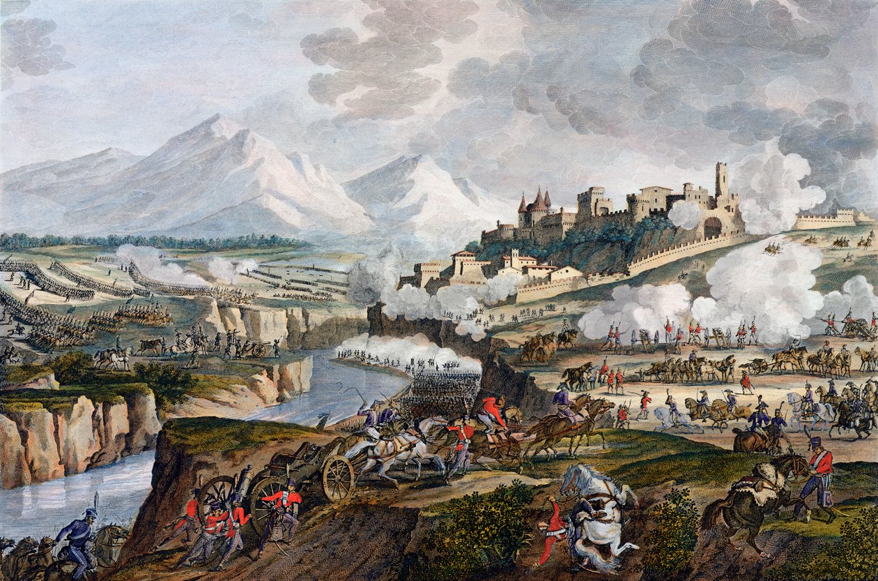 Rovereto Savaşı, İtalya, 18 Fructidor, Yıl 4 Eylül 1796 by Jean Duplessis Bertaux