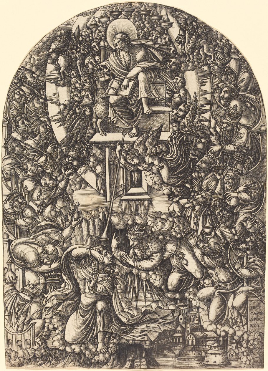 Aziz John Cennete Çağrıldı by Jean Duvet