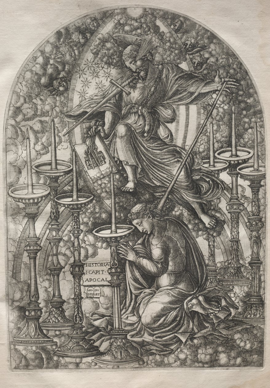 Kıyamet: Aziz John Yedi Altın Şamdan Görüyor, 1546-1556. by Jean Duvet