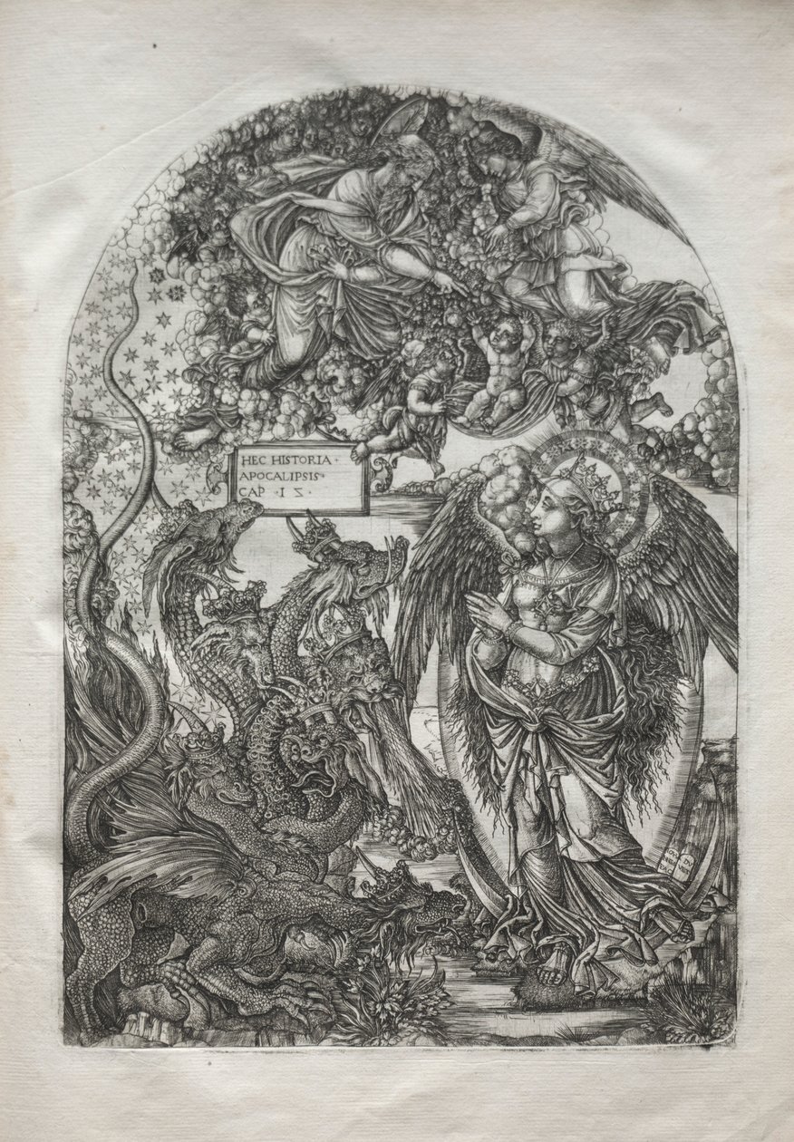 Kıyamet: Aziz Michael ve Ejderha, 1546-1556. by Jean Duvet