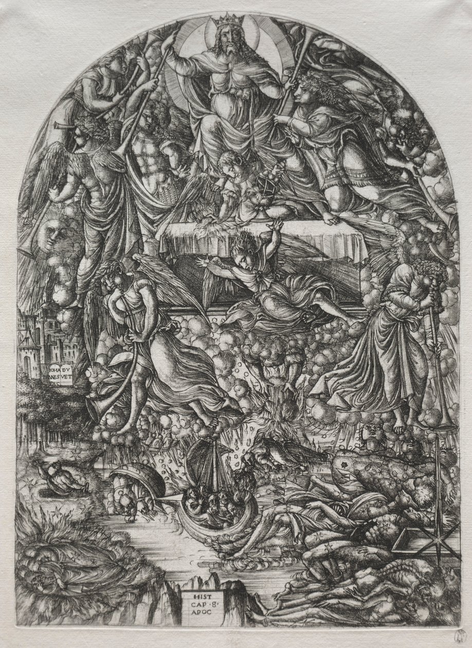 Kıyamet: Yedinci Mühürün Açılması, 1561. by Jean Duvet
