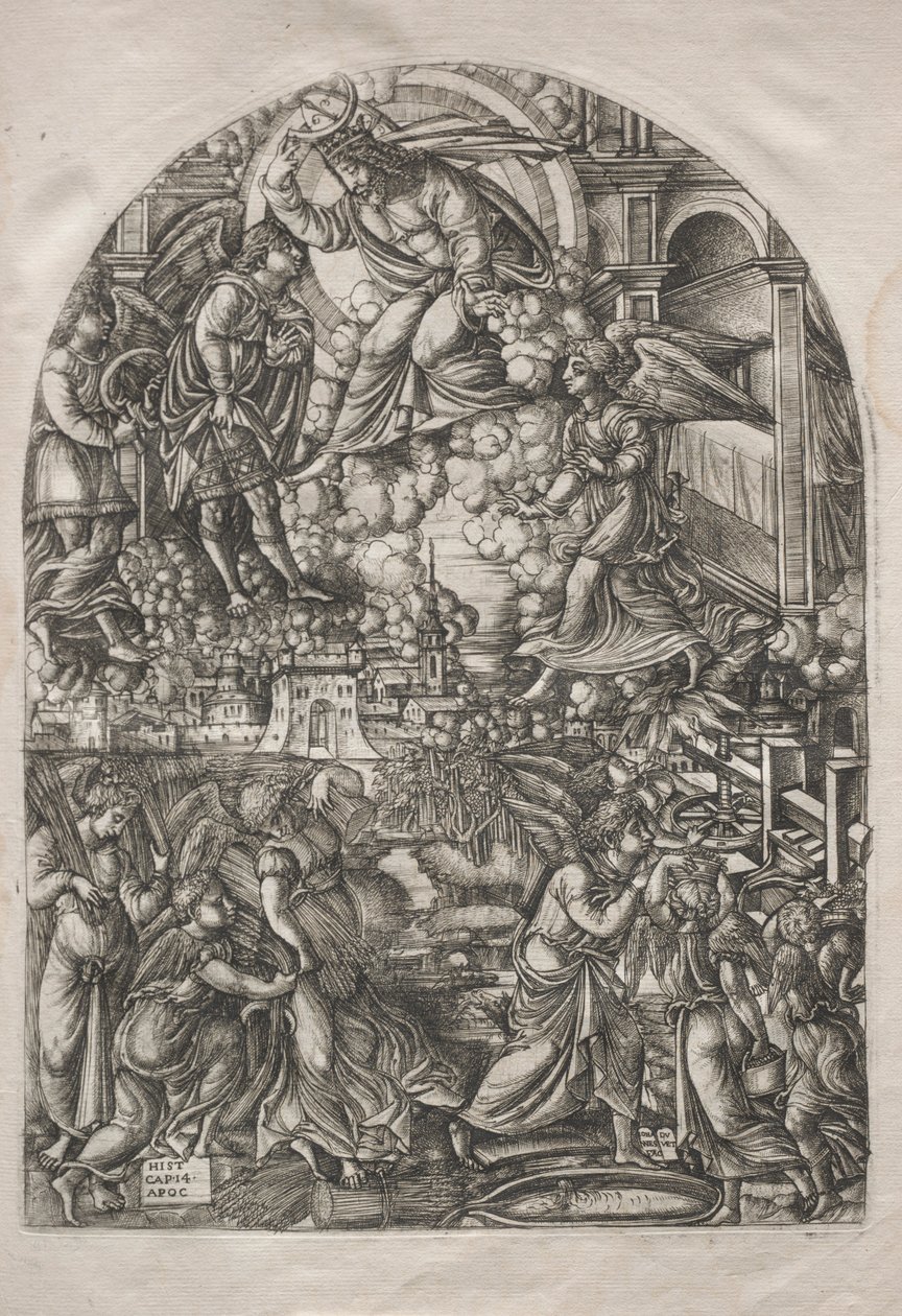 Apocalypse: The Winepress of the Wrath of God, 1546-1556. by Jean Duvet