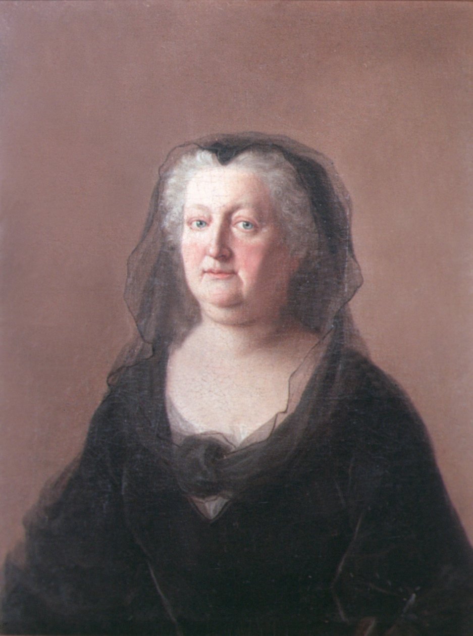 Braunschweig-Wolfenbuettel Almanya İmparatoriçesi Elizabeth Christine (1691-1750) Kutsal Roma İmparatoru Charles VI