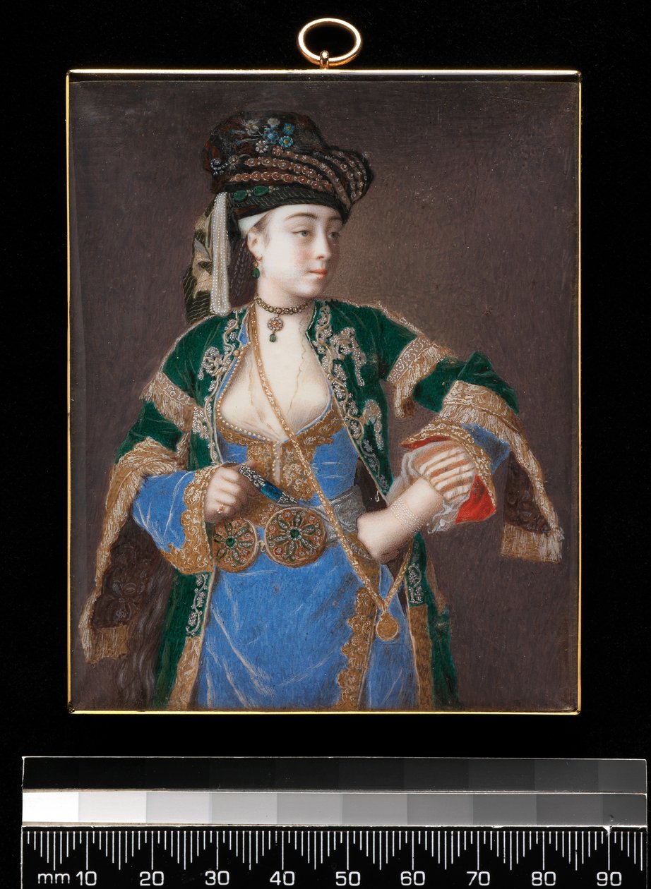 Laura Tarsi, "Bir Yunan Hanım", 1745-1749 by Jean Étienne Liotard