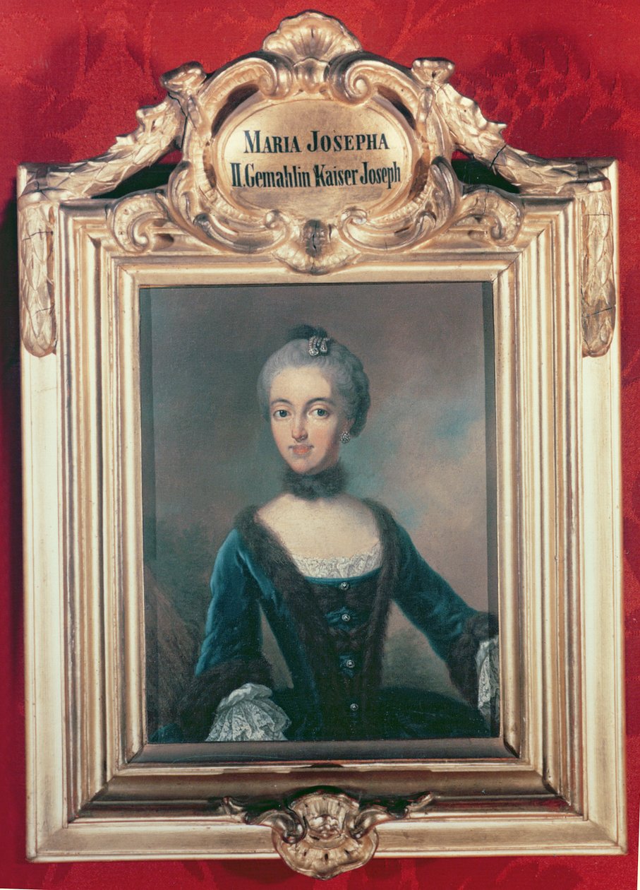 Maria Josepha of Bavaria second wife of Joseph II (1741-90) Holy Roman Emperor by Jean Étienne Liotard