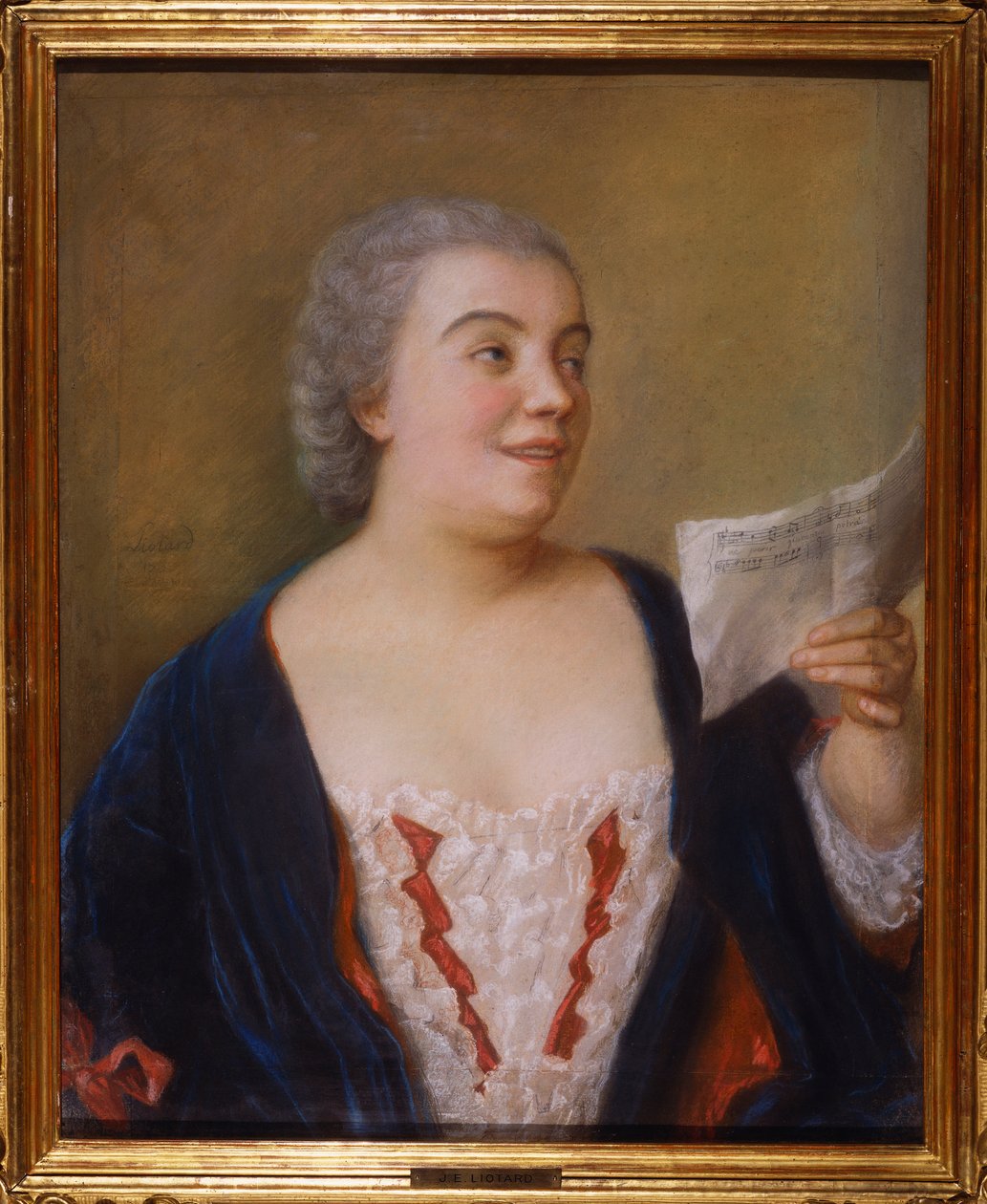 Şarkıcı, 1736 by Jean Étienne Liotard
