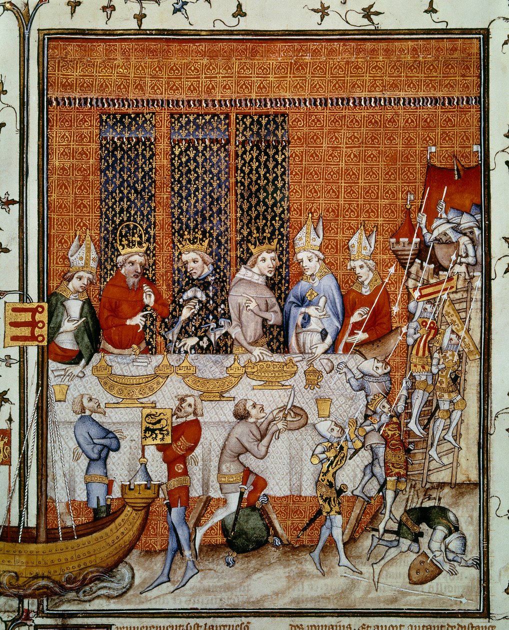 Fransa Kralı Charles V (1338-1380) tarafından Cite Sarayı