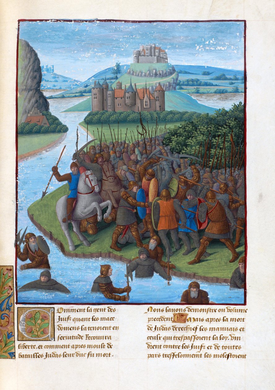 Bataille entre les maccabes et les Seleucides (revolte des maccabes) - Makkabiler ve Selevkoslar arasındaki savaş. Flavius Josephus