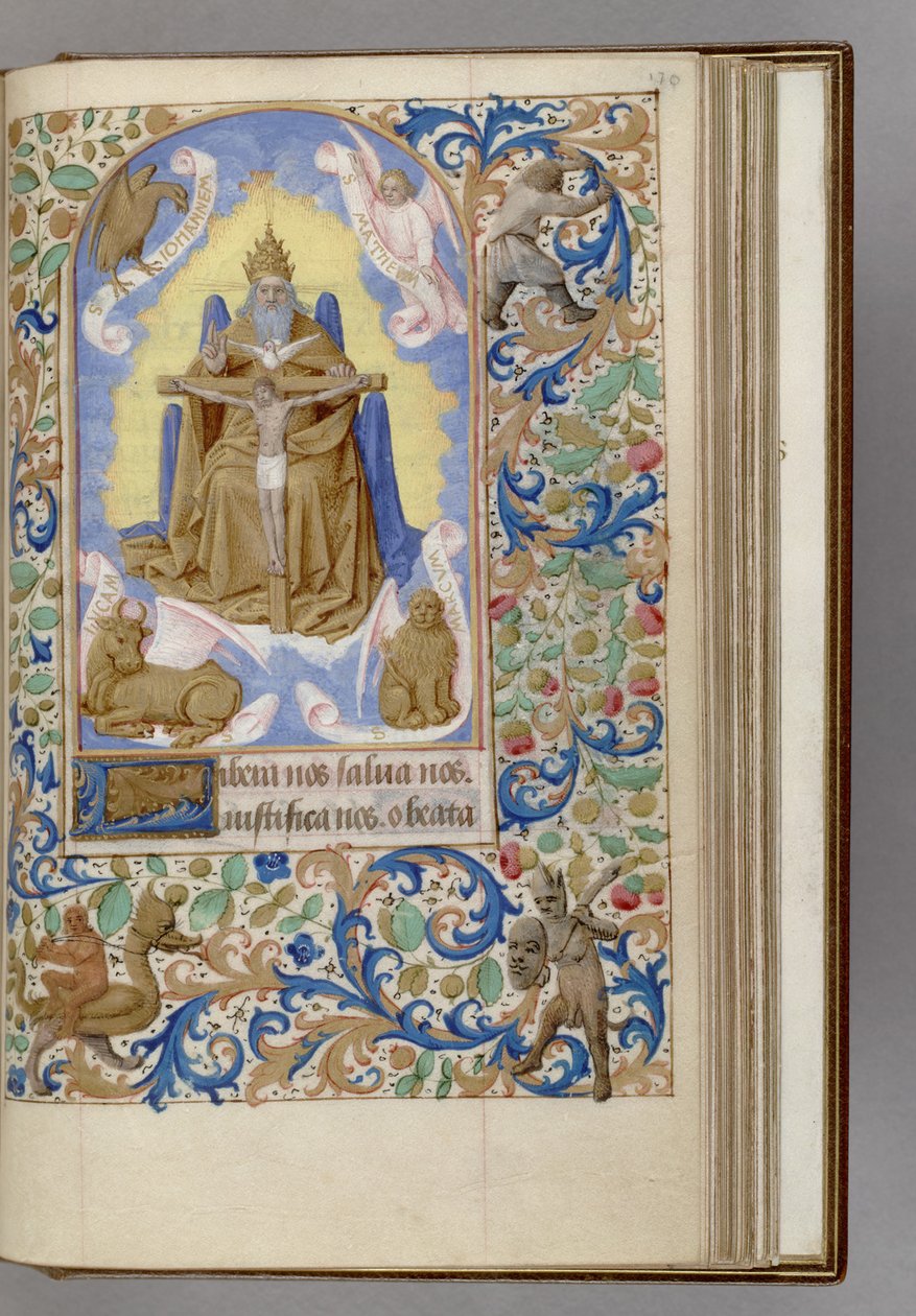 Gnadenstuhl Saatler Kitabı, 1450-1499 by Jean Fouquet
