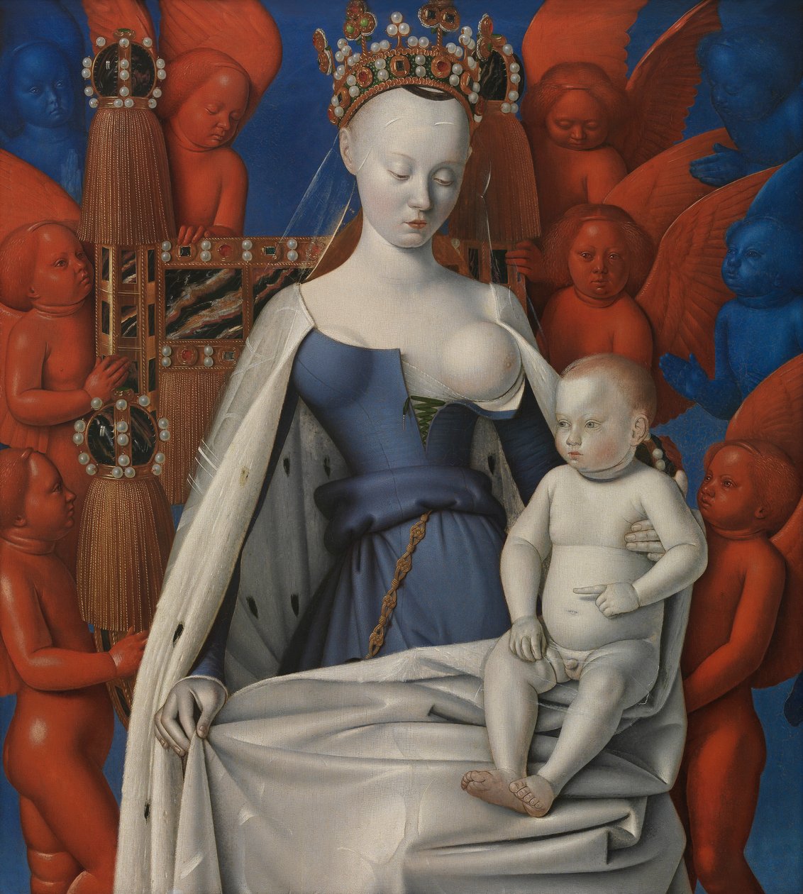 madonna laktanlar by Jean Fouquet