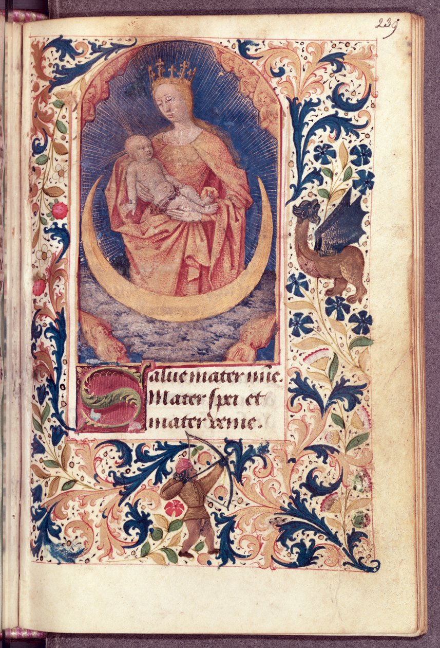 Ms Latin 13305 fol.239 Bakire ve Çocuk, 