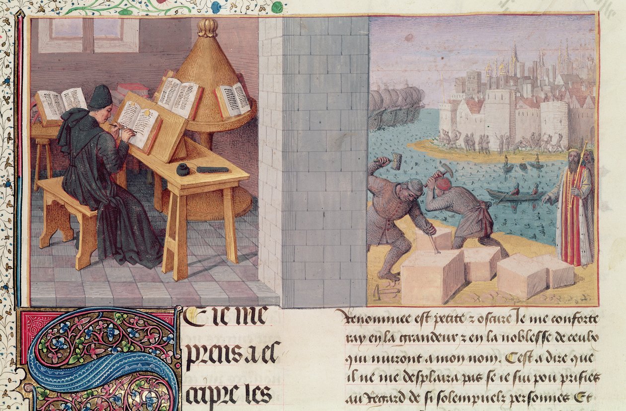 Ms.fr.273 fol.7 Livy (M.Ö. by Jean Fouquet