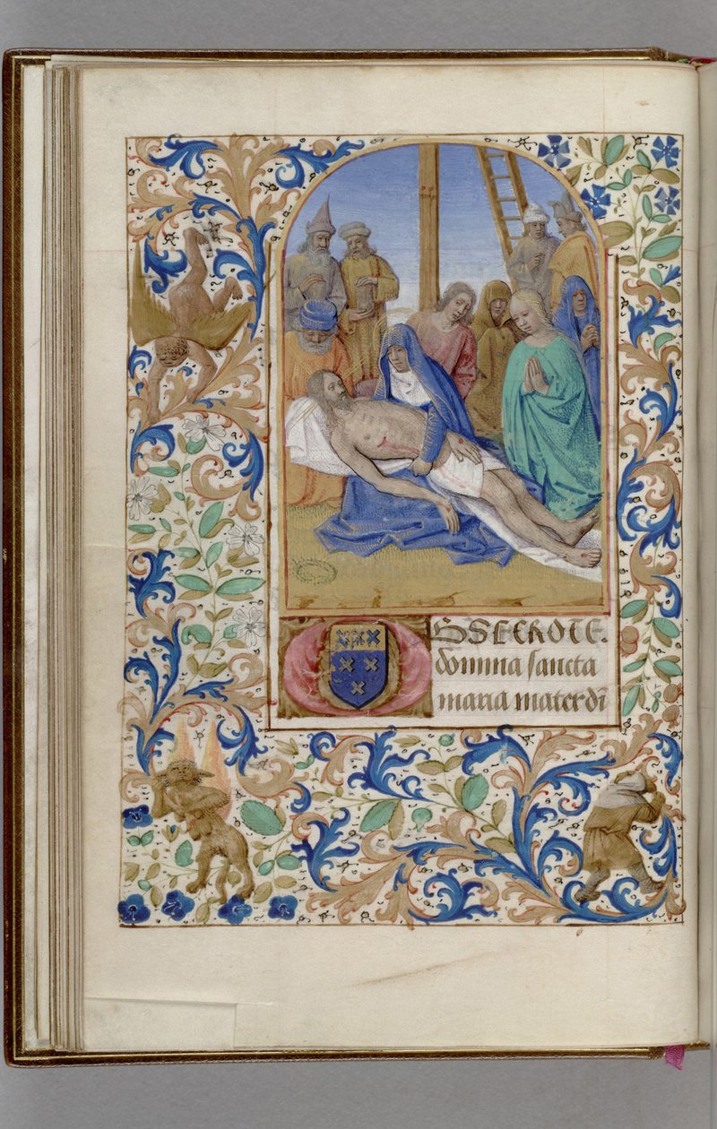 Pietà Saatler Kitabı, 1450-1499 by Jean Fouquet