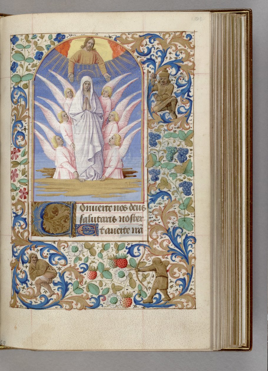 Bakire Saatler Kitabının Varsayımı, 1450-1499 by Jean Fouquet