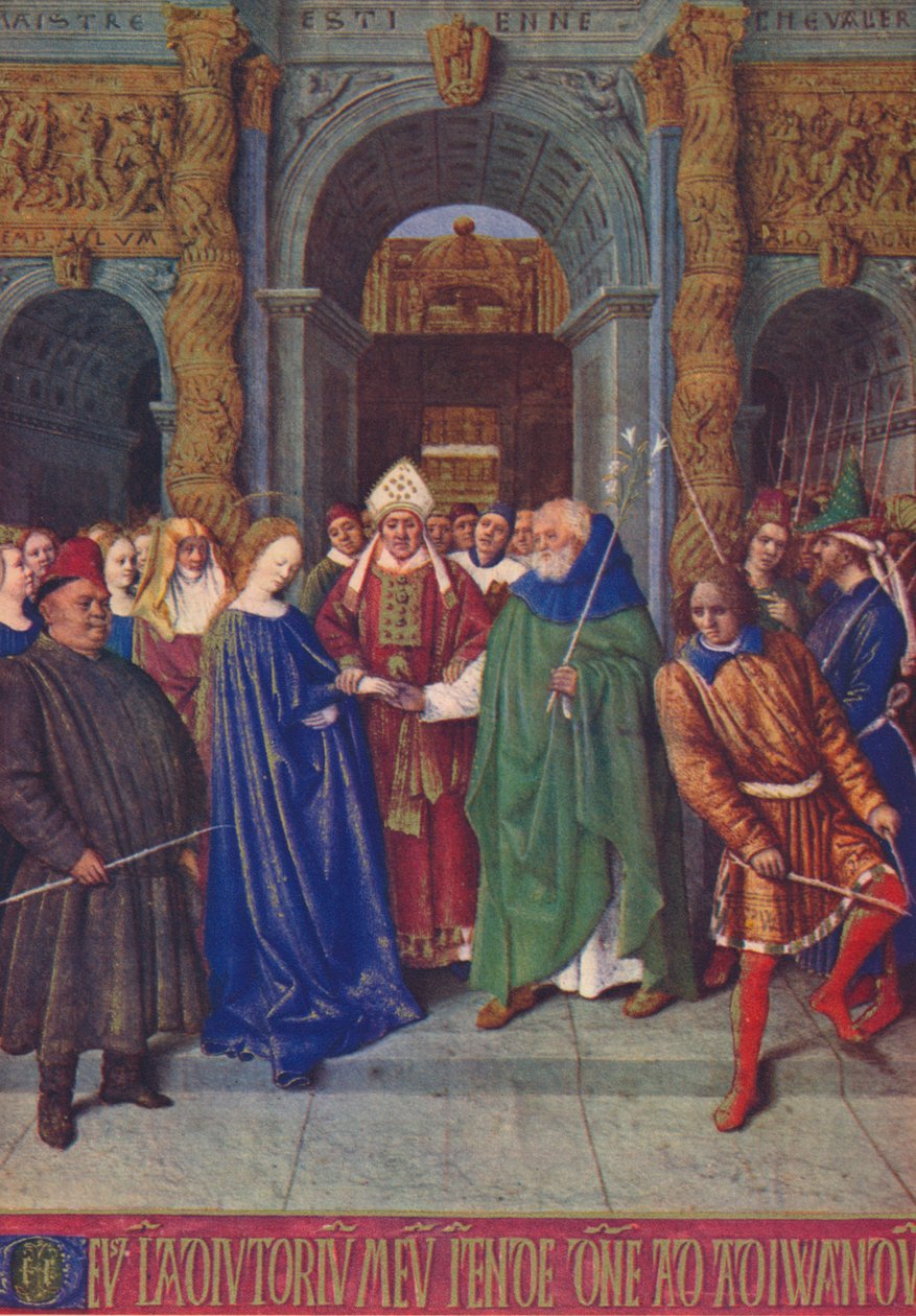 Bakirenin Evliliği, c1455, 1939 by Jean Fouquet