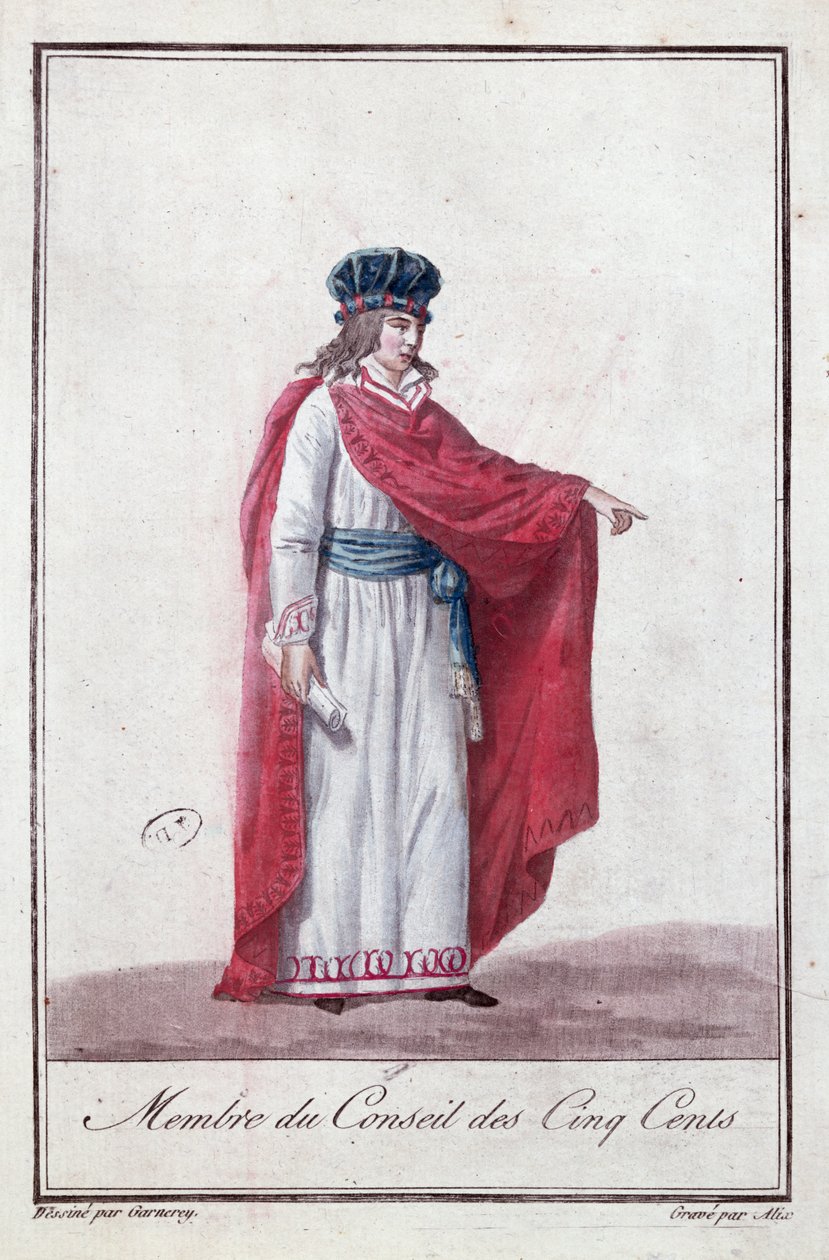 Directoire döneminde Beş Yüzler Konseyi Üyesi, 1795-99 by Jean Francois Garneray