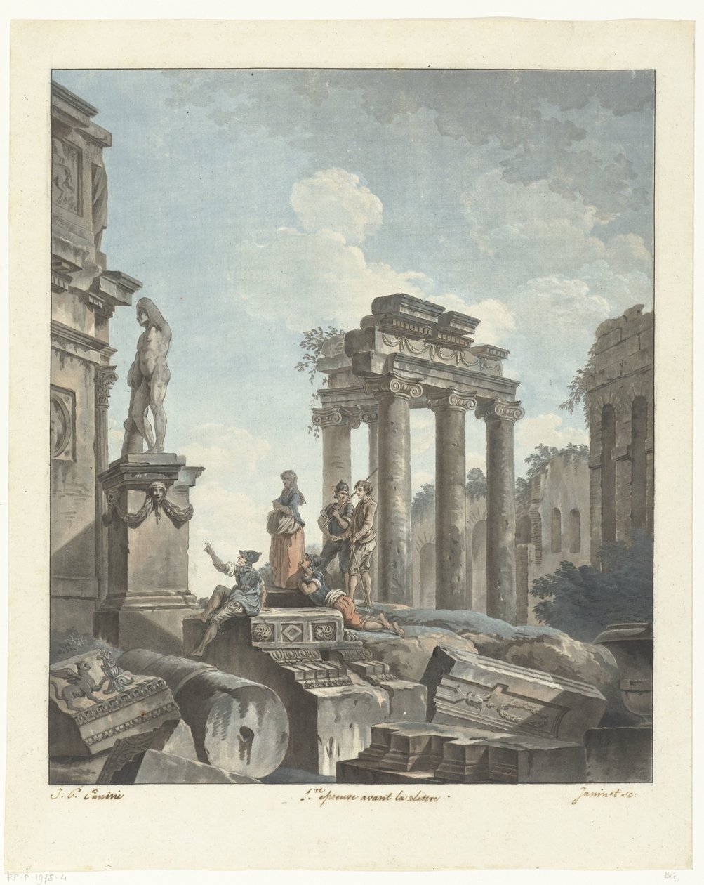 Antik kalıntılar by Jean Francois Janinet