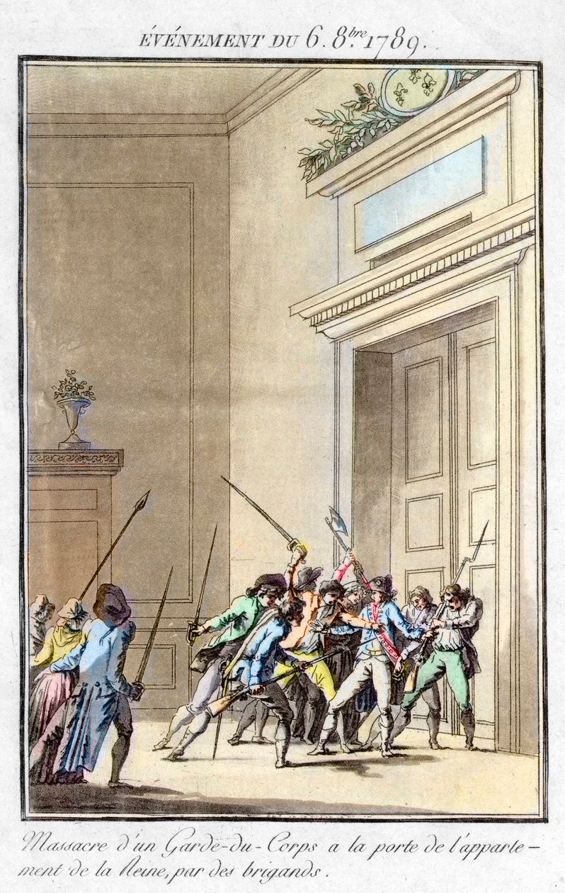 Fransız Devrimi - 6 Ekim Olayı by Jean Francois Janinet