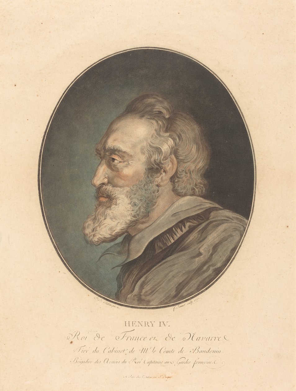 Henry IV, 1777. by Jean Francois Janinet