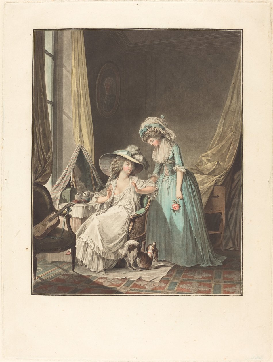 Zor İtiraf, 1787. by Jean Francois Janinet