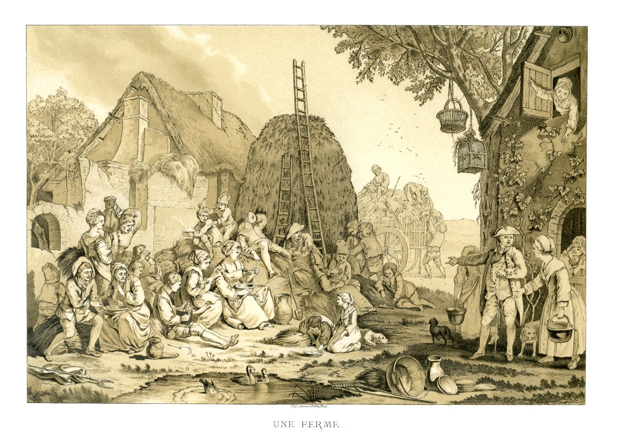 Çiftlik, 1885. by Jean Francois Janinet
