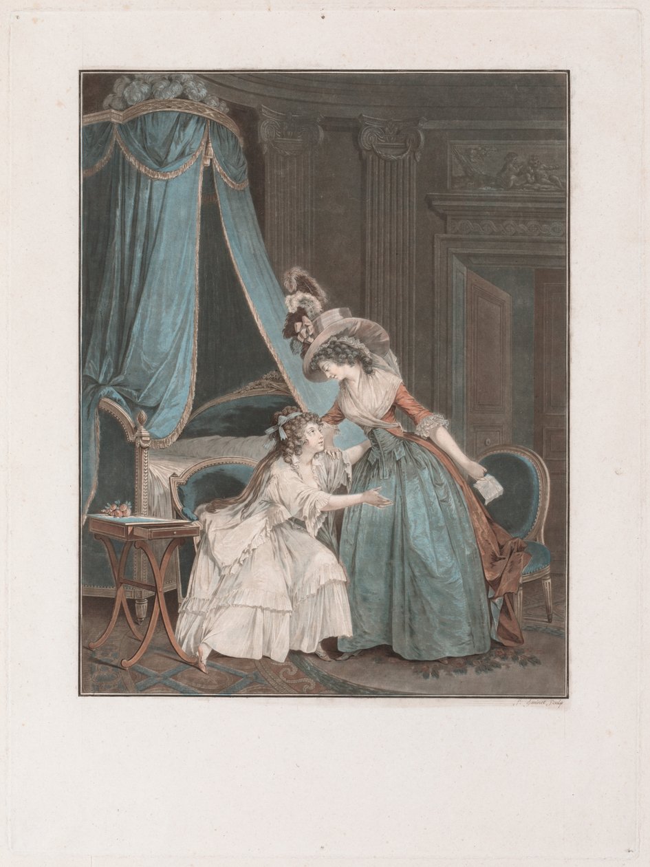 Kararsızlık, 1788. by Jean Francois Janinet