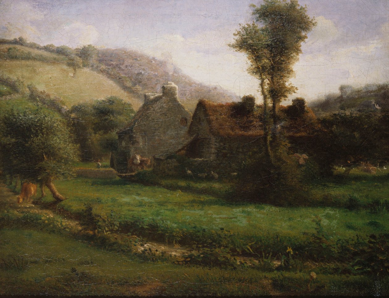 Manzaradaki Kulübe, 1871 dolayları by Jean Francois Millet