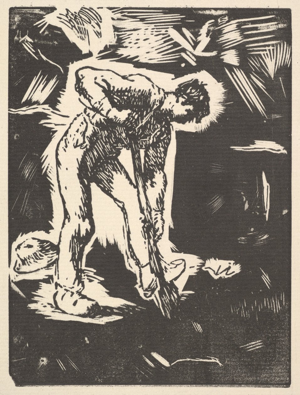 Kazıcı, 1863. by Jean Francois Millet