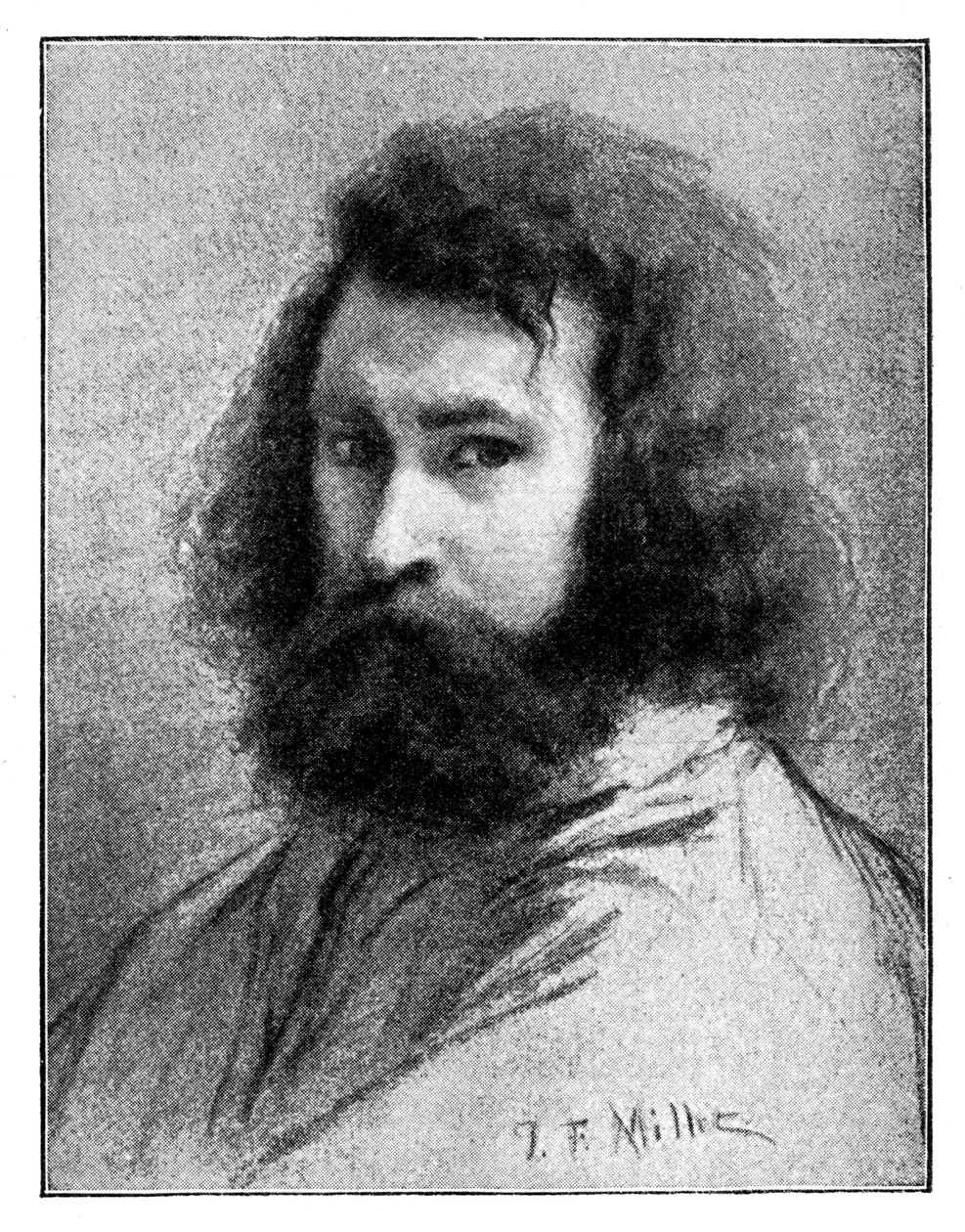 Jean-Francois Millet, 19. yüzyıl Fransız ressamı, 1900. by Jean Francois Millet