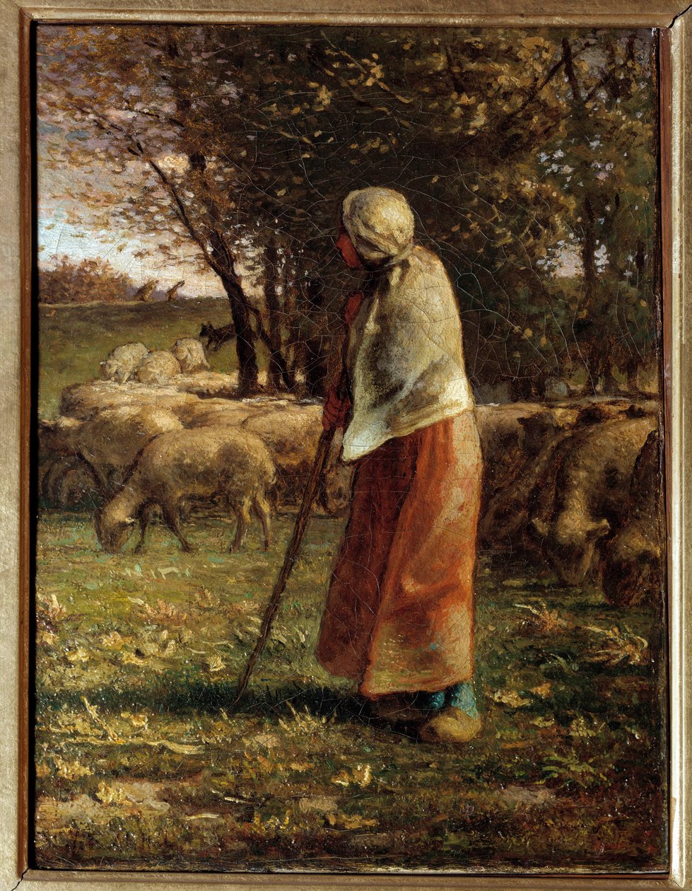 La petite bergere Jean Francois Millet