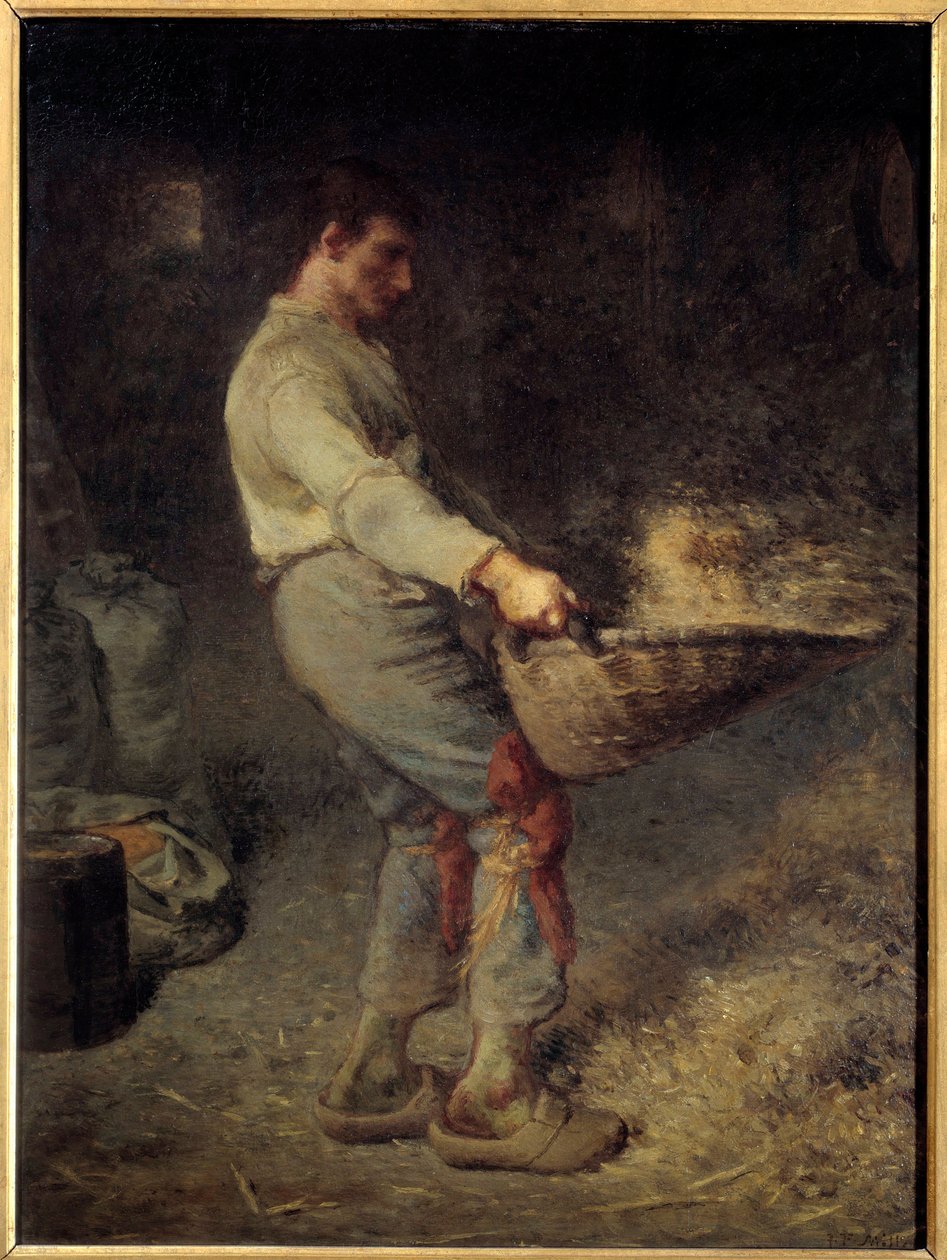 Kazanan tablo Jean Francois Millet (1814-1875) 1868 Güneş. 0.79x0.58 m Paris, Orsay Müzesi by Jean Francois Millet