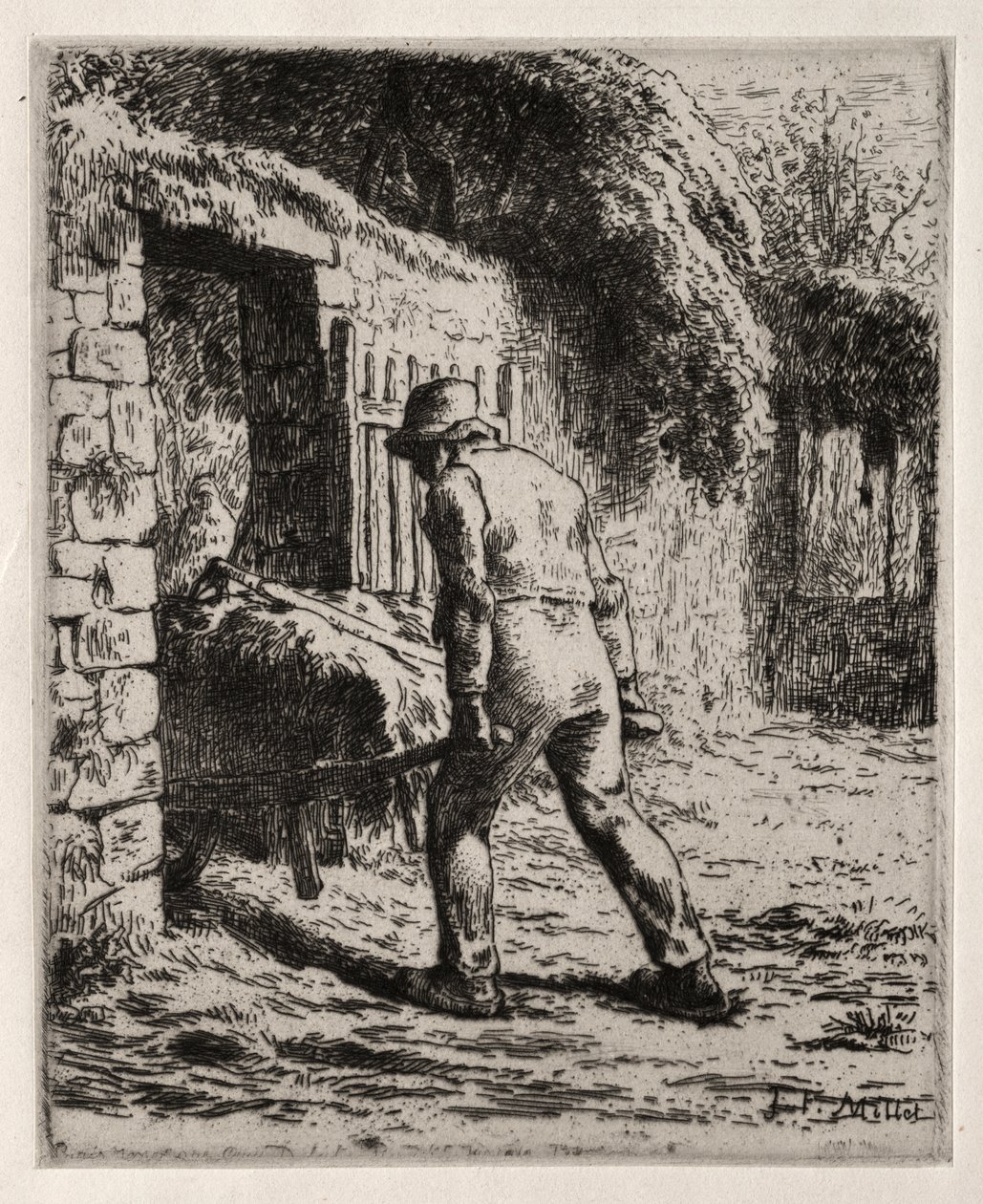Gübre Yığınından Dönen Köylü by Jean Francois Millet