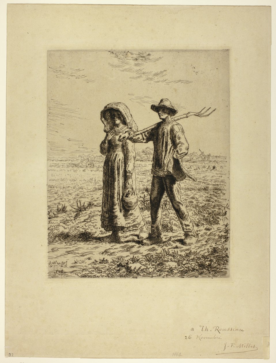 Köylüler İşe Gidiyor by Jean Francois Millet