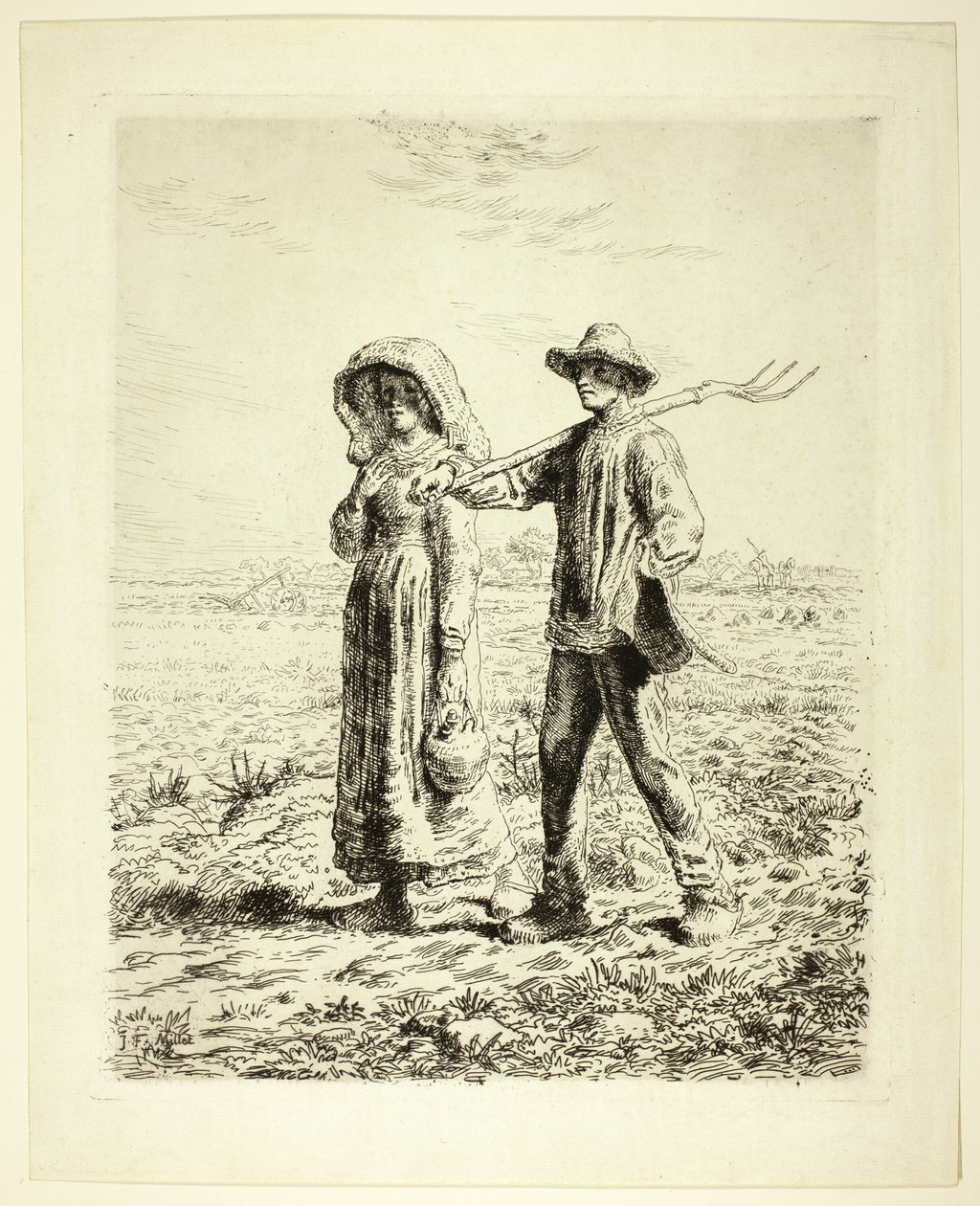 Köylüler İşe Gidiyor by Jean Francois Millet