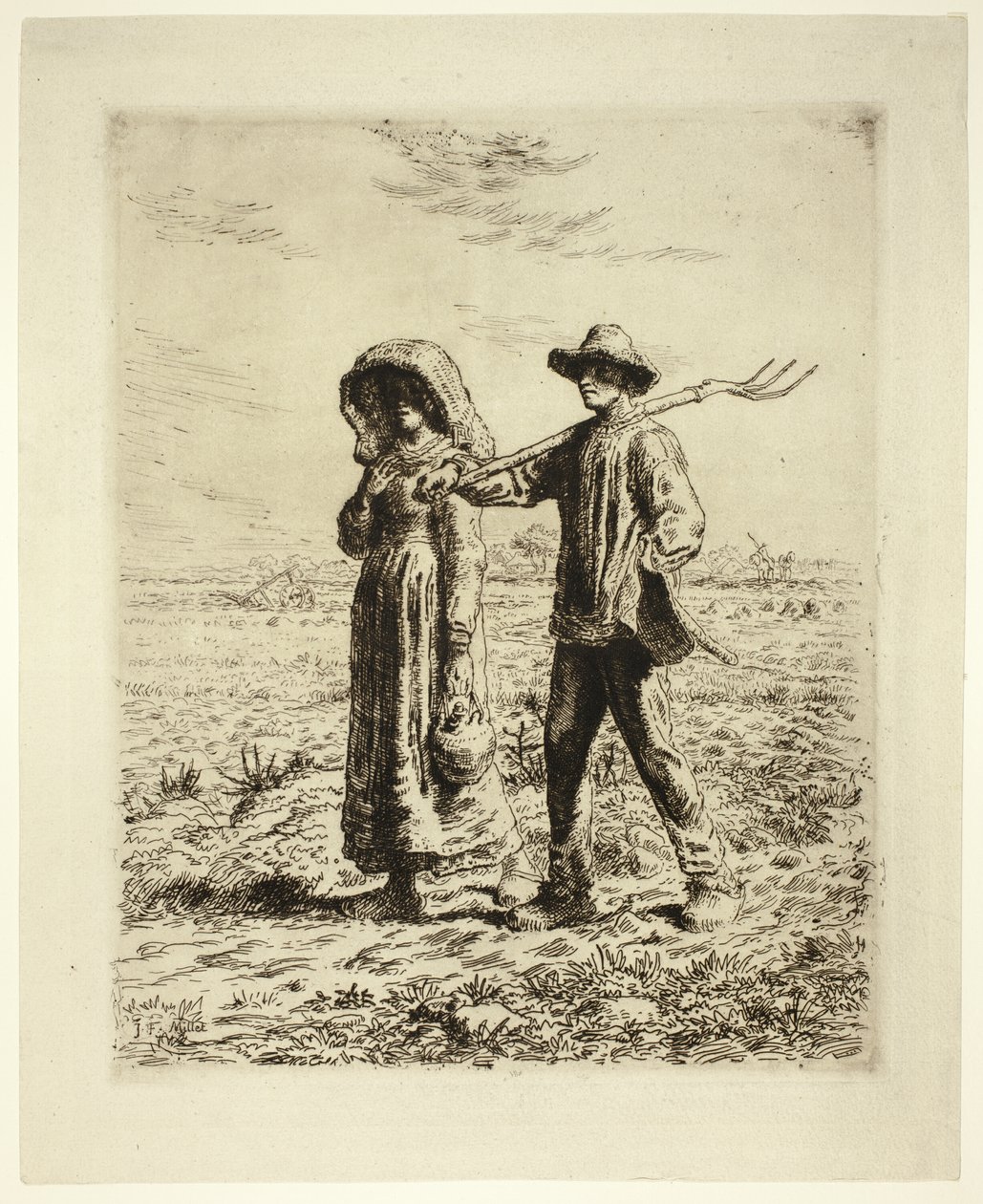Köylüler İşe Gidiyor by Jean Francois Millet