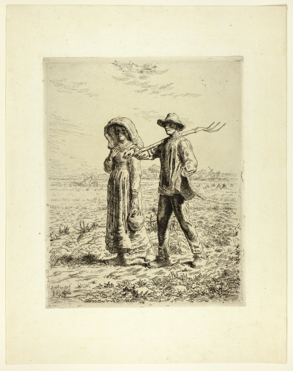 Köylüler İşe Gidiyor by Jean Francois Millet