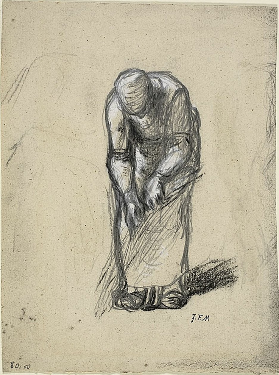 Keten Çekme Çalışması by Jean Francois Millet