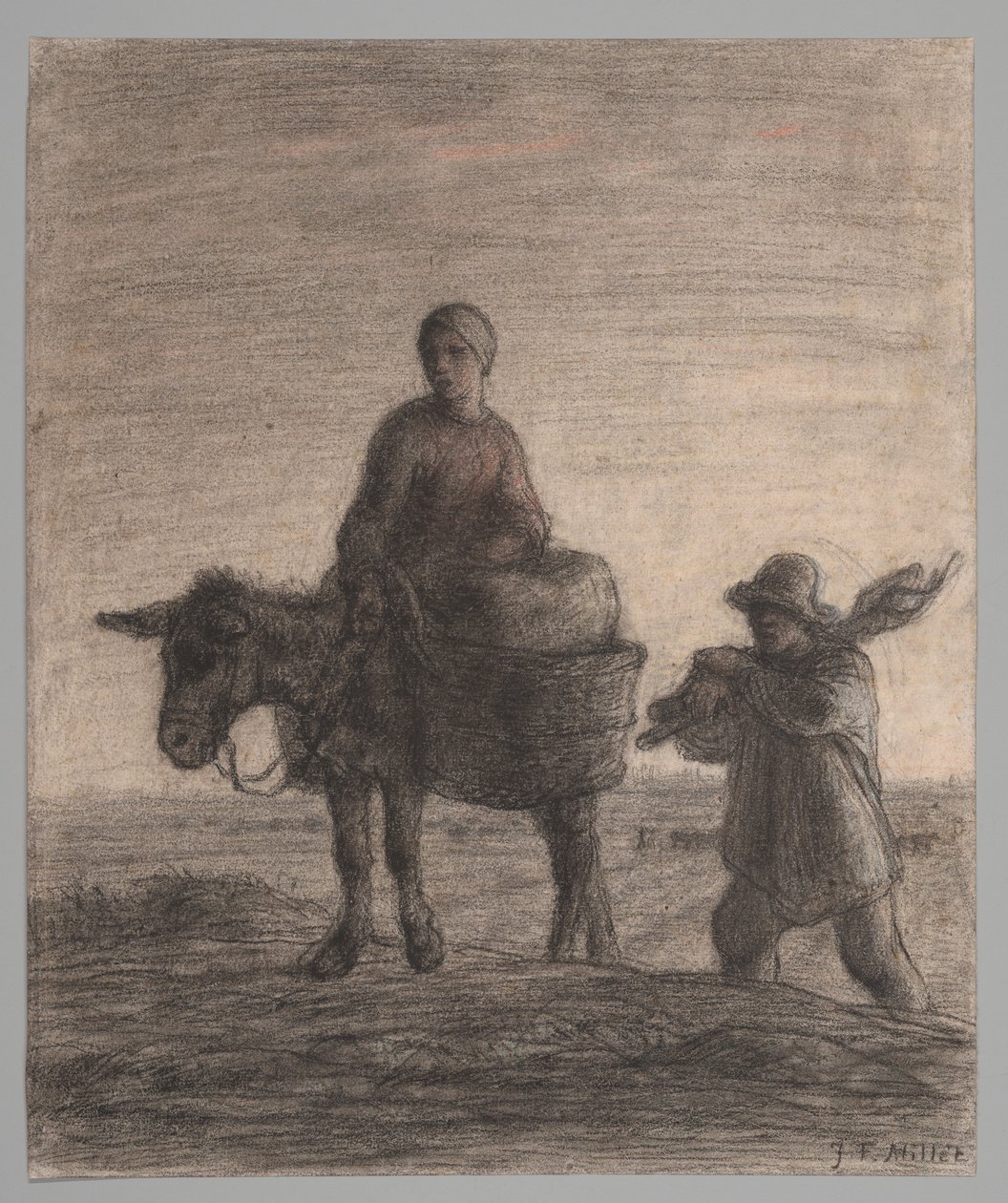 İşe Gidiş by Jean Francois Millet